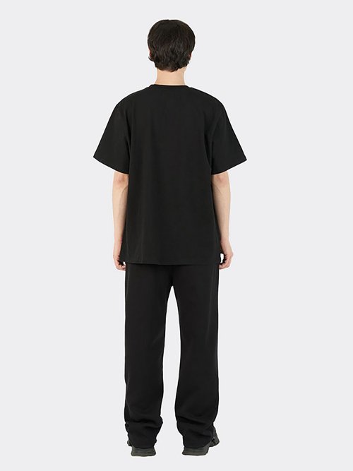 String-detailed Sweatpants (Black)