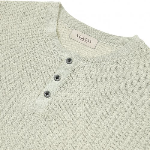 Texture Henly neck Knit (Oatmeal)