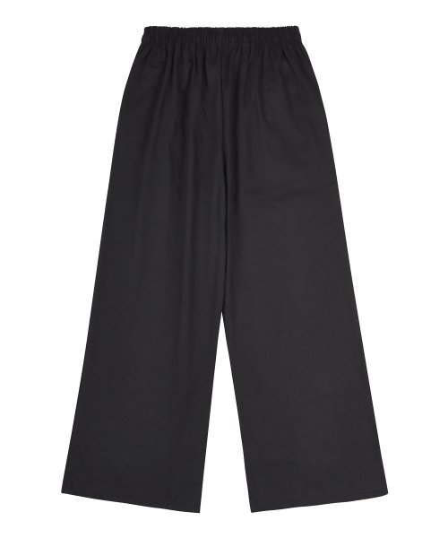 Широкие хлопковые брюки Half Moon Street Black
