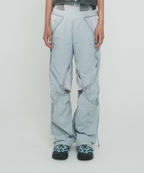 ojos Open Snap Light Pants / Grey | nate-hospital.com