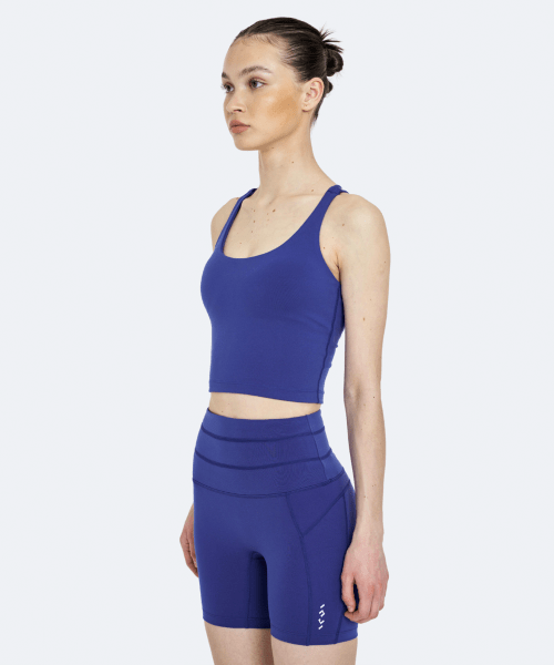 CROSS COMFORT TANK BRA Royal Blue