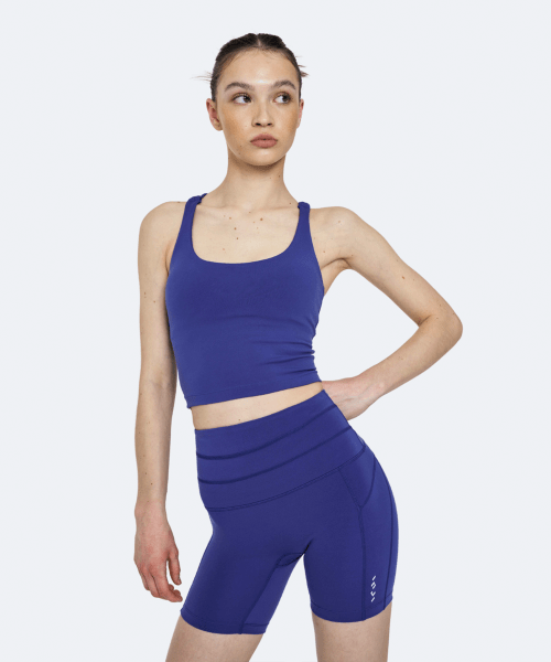 CROSS COMFORT TANK BRA Royal Blue