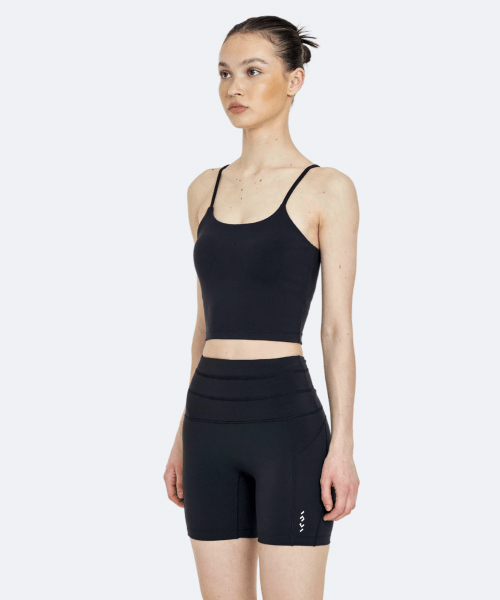LINE TANK BRA чёрный