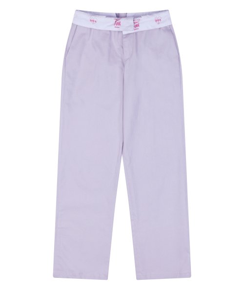 Waist point pants_Lavender gray