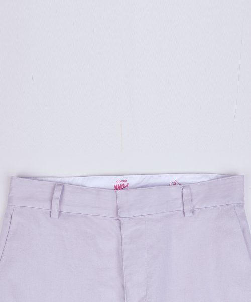 Waist point pants_Lavender gray