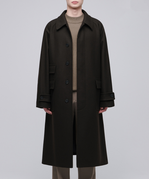 Пальто балмакаан оверсайз MTR [Dark Brown]