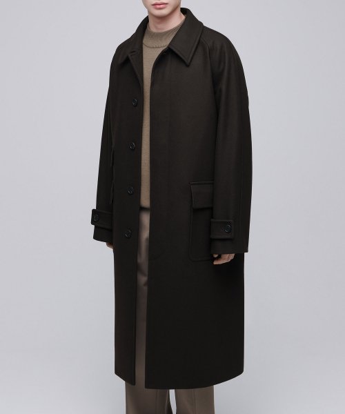 Пальто балмакаан оверсайз MTR [Dark Brown]