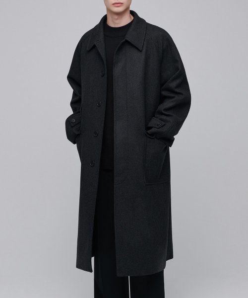 MTR оверсайз пальто Balmacaan [Charcoal Grey]