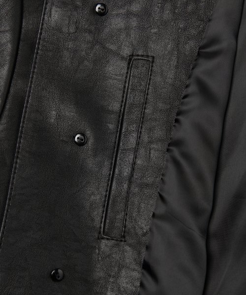 Lemard Overfit Vegan Leather Jacketレザー - www.isonet.lu