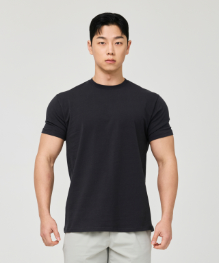 HUGVONE 無地マッスルフィット半袖Tシャツ 5色展開 | HUGBORN 画像 4
