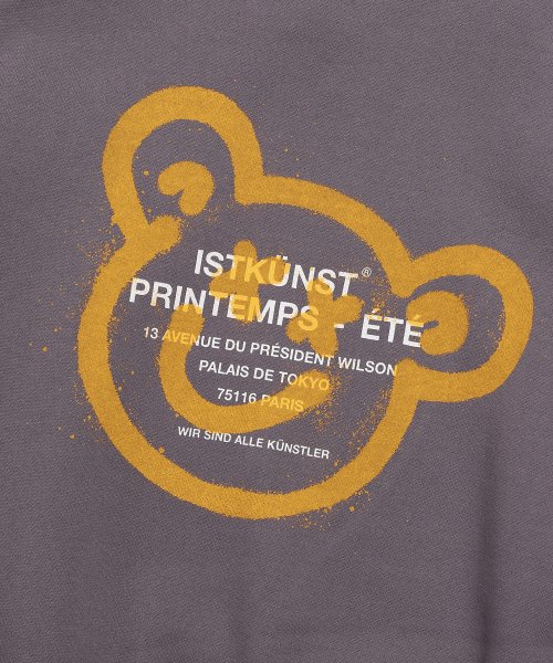 BEAR&SMILEY HOODIE_PURPLE(IK2CFMM401A)