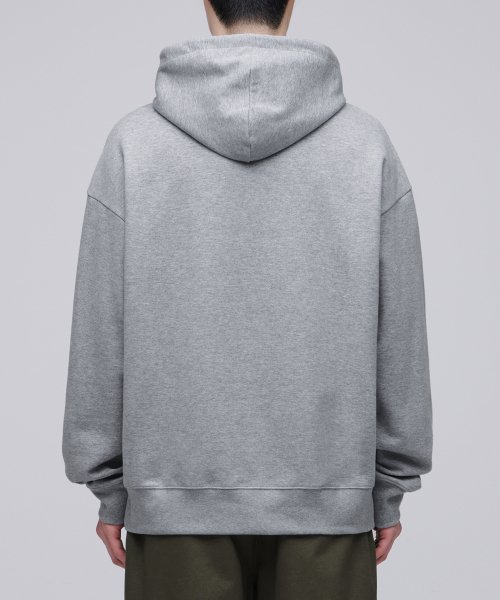 Оверсайз худи из петельчатого трикотажа, Medium Gray