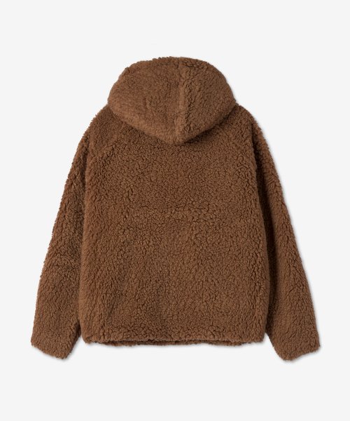 MUSINSA | SUNNEI Common Fluffy Hood - Chestnut / CRTWXTOP004B050