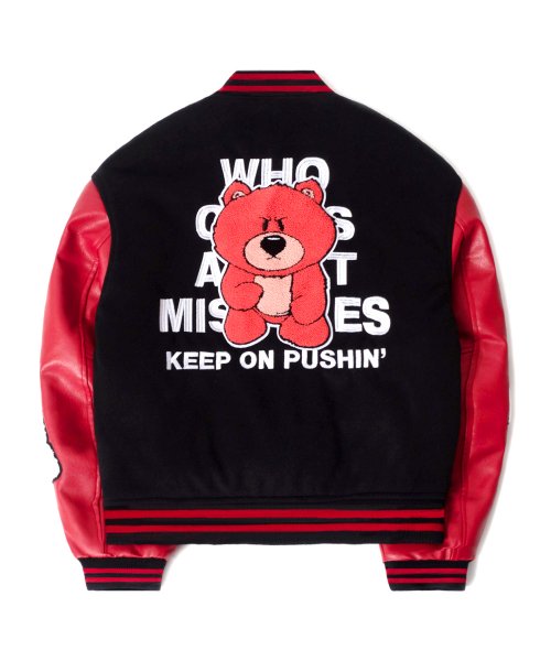 Rough varsity online jacket