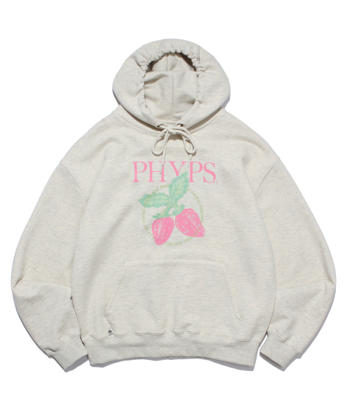 STRAWBERRY HOODIE_OATMEAL thumbnail 2