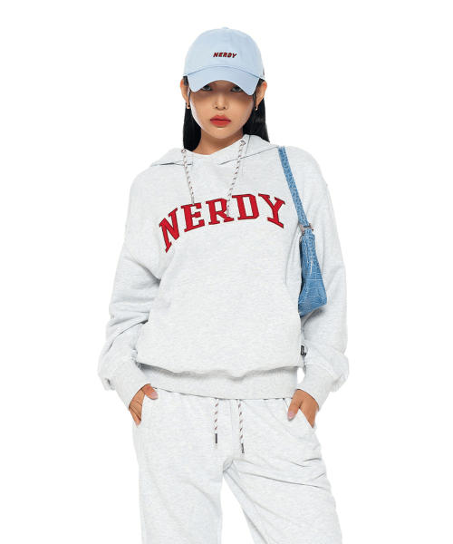 White and clearance nerdy hoodie