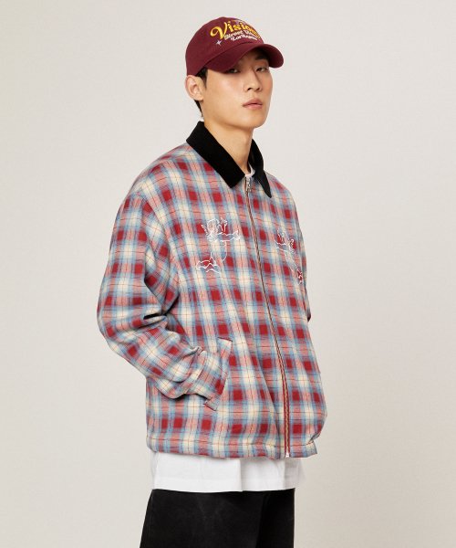 VSW Angel Check Jacket Red