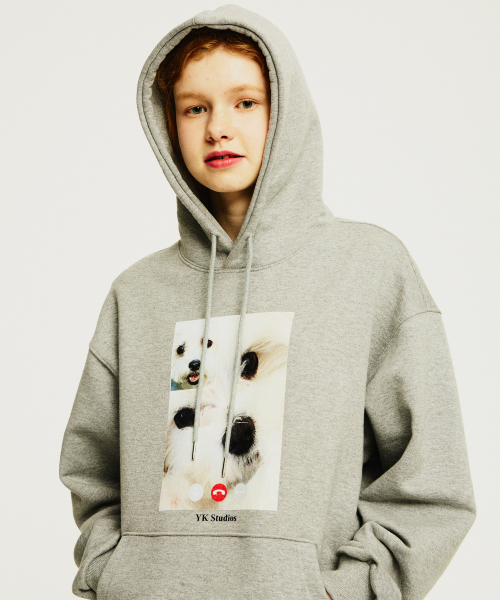 MUSINSA | WAI KEI maltese facetime hoodie gray