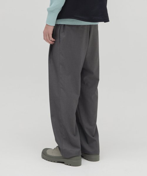 Knitted X BDKD TR широкие слаксы на резинке GREY