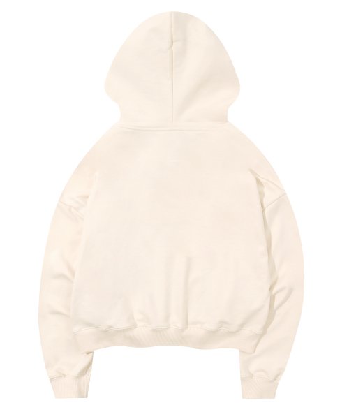 (W) Укороченный худи Arch (Cream)