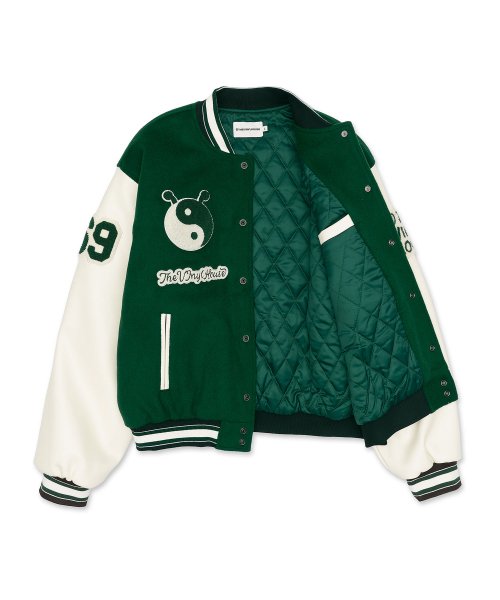 YIN YANG VARSITY JACKET GREEN (VH2DWUB902A)