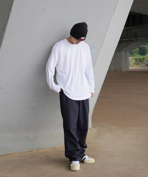 Однотонный базовый лонгслив White