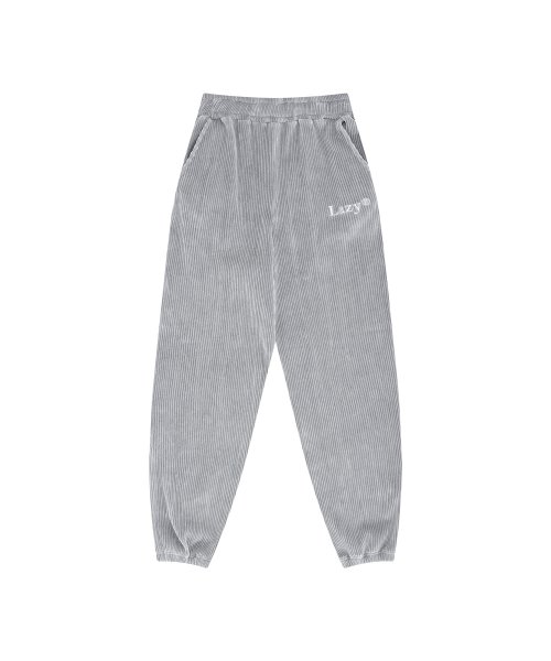 Вельветовые джоггеры Lazy, Grey