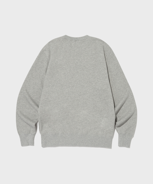 Свитшот с круглым вырезом и логотипом C Normal Grey