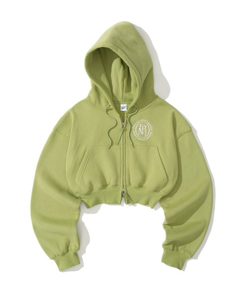 Кроп-худи с классическим логотипом_Light Green