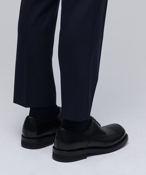 Minimal U-Tip Derby Shoes_Black thumbnail 10