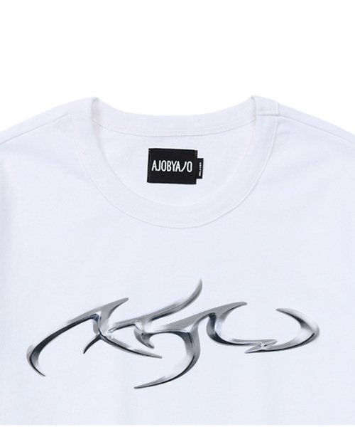 MUSINSA | AJOBYAJO [PBA] Tribal AJO Long Sleeves T-Shirt [WHITE]