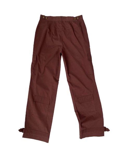TCM vintage cargo pants (burgundy)