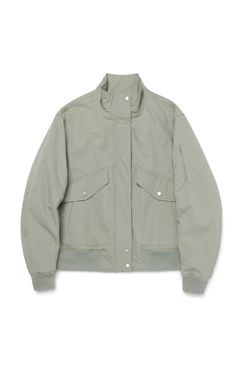 LOOSE FIT BOMBER JACKET [KHAKI]