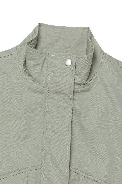 LOOSE FIT BOMBER JACKET [KHAKI]