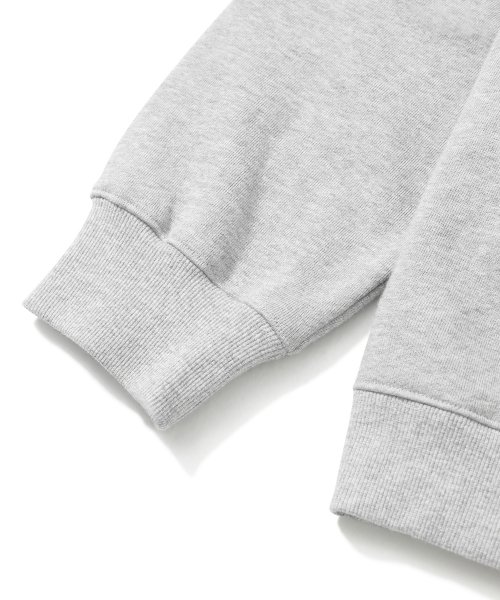 MUSINSA | YESEYESEE [22FW] Arch Logo Hoodie Grey