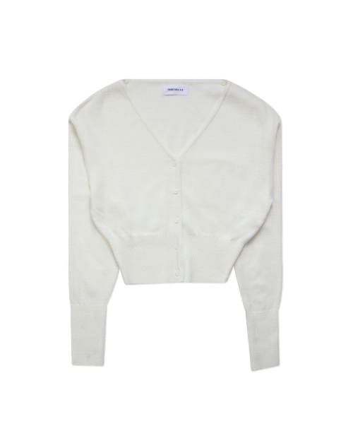 Crop Cardigan Ivory