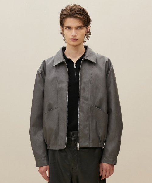 Мужской бомбер оверфит (Grey)
