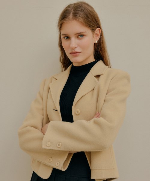 LINE HANDMADE JACKET_YELLOW