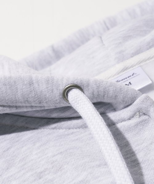 File Overfit Twoway Hood Zipup Whiteoatmeal KJHD2407