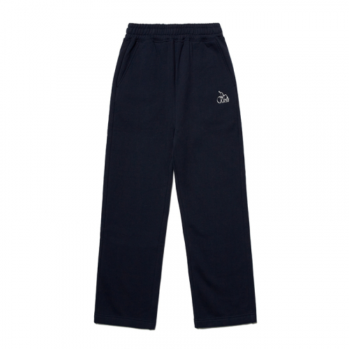 MUSINSA | KIRSH Middle Cherry Wide Sweat Pants [Navy]