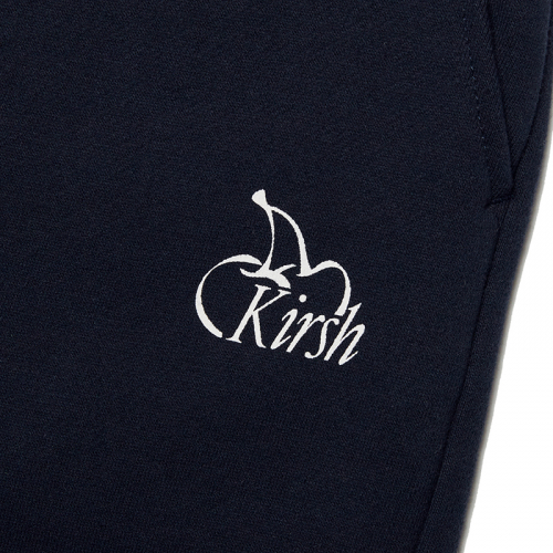 MUSINSA | KIRSH Middle Cherry Wide Sweat Pants [Navy]