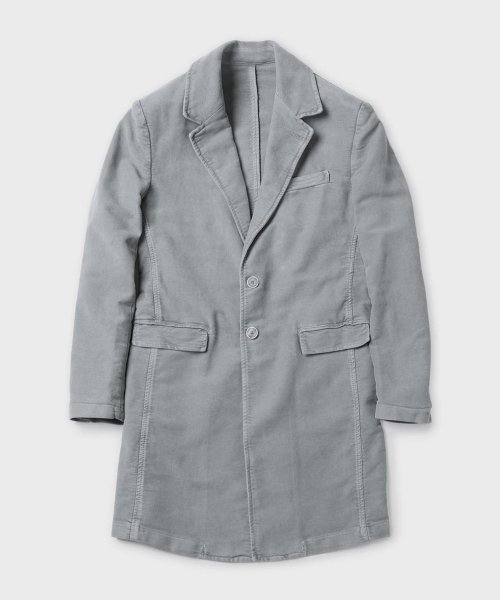 Однобортное хлопковое пальто Garment-dyed 2COLOR