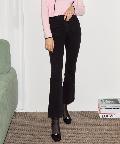 Denim Bootcut Pants