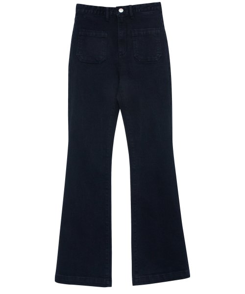 Denim Bootcut Pants