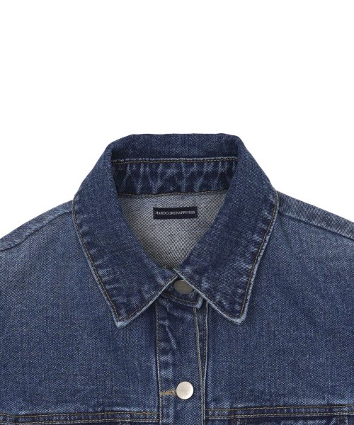 HARDCORE OVER CROP DENNIM JACKET