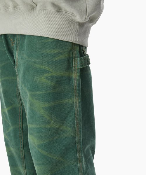 MUSINSA | thisisneverthat® Cracked Carpenter Pant Green