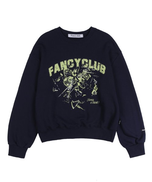 MUSINSA  NASTY FANCY CLUB [NF] Periwinkle Sweatshirt (CHARCOAL)_F22ZB345
