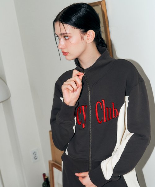 MUSINSA | FANCY CLUB [NF] Moiety Authentic Zip Up (CHARCOAL)_F22ZA935