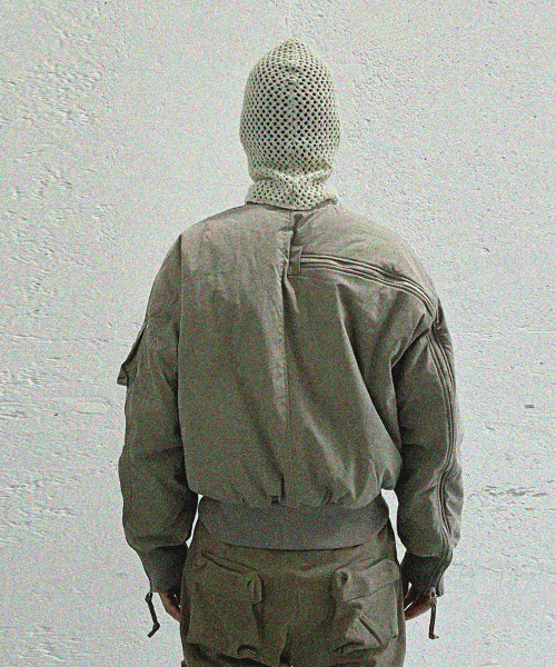 MULTI ZIPPER BOMBER JACKET [TAUPE]
