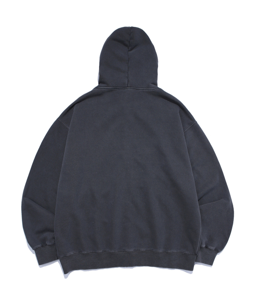 Худи на молнии с принтом Small Arch, пигментный Charcoal
